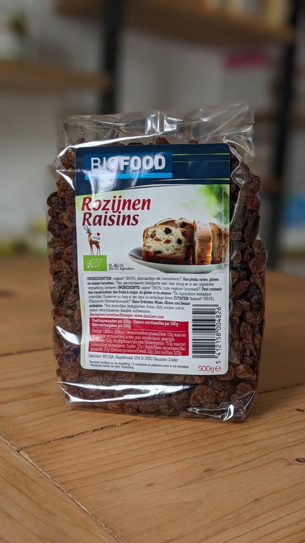 Raisins Secs Bio 500g